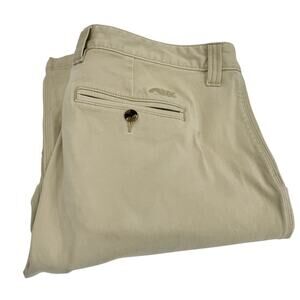 Mountain Khakis Pants Mens 34x32 (34x30 ACTUAL) Teton Twill Tan Chino Relaxed